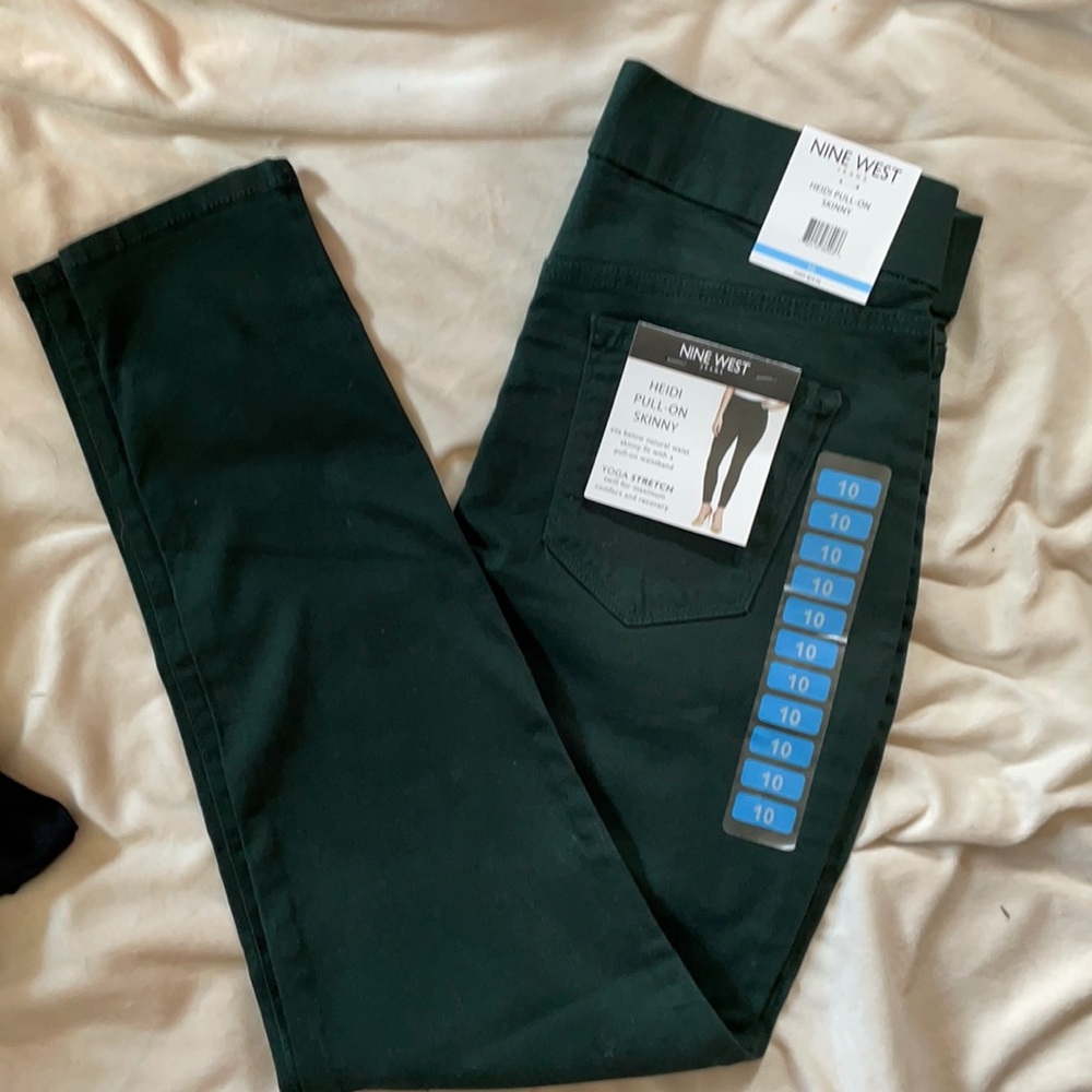 Nine West Heidi pull-on skinny jeans